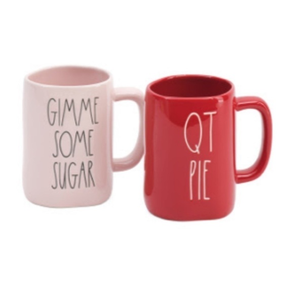 Rae Dunn qt pie and gimme some sugar mug set! - Picture 2 of 5